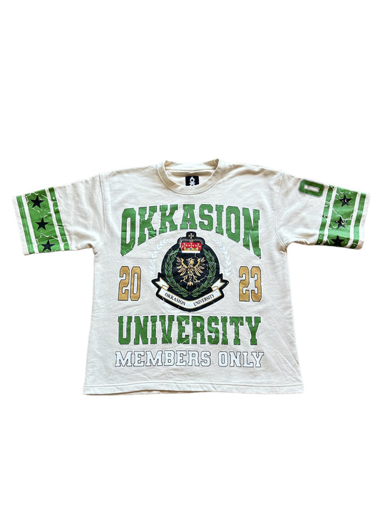 University Tee(Cream)