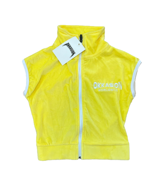 Yellow Women Velour Set